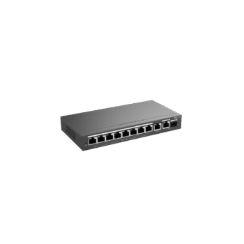 RG-ES210GS-P,10-Port Gigabit Smart POE Switch, 8 PoE/POE+ Gigabit RJ45 Ports with 1 Gigabit RJ45/1 combo SFP uplink ports,,120W PoE power budget