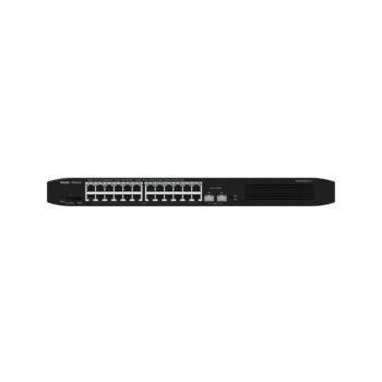 RG-ES226GC-P,26-Port Gigabit Smart POE Switch, 24 Gigabit RJ45 POE/POE+ Ports,  2 SFP Slots, 370W PoE power budget