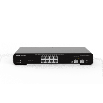 RG-NBS3100-8GT2SFP, 8-Port Gigabit L2 Managed Switch, 8 Gigabit RJ45 Ports,2 SFP Slots, Desktop Steel Case