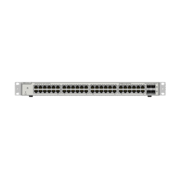 RG-NBS5100-48GT4SFP,48-Port Gigabit L2+ Managed Switch,48 Gigabit RJ45 Ports,4 SFP Ports,19-inch Rack-mountable Steel Case, Static Routing